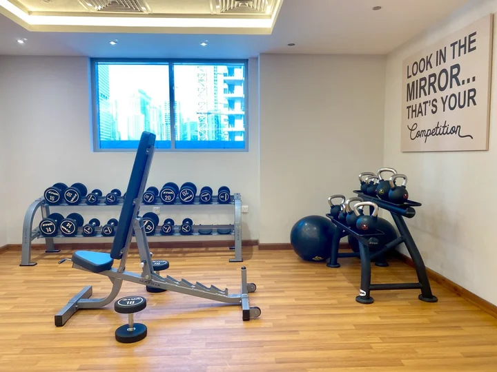 Дубай: Апартаменты Studio | Burj khalifa & Lake view | Business Bay