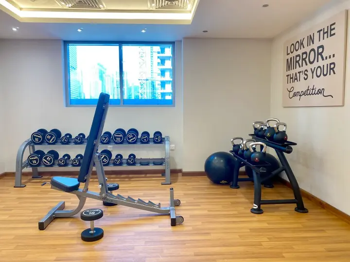Дубай: Апартаменты Studio | Burj khalifa & Lake view | Business Bay
