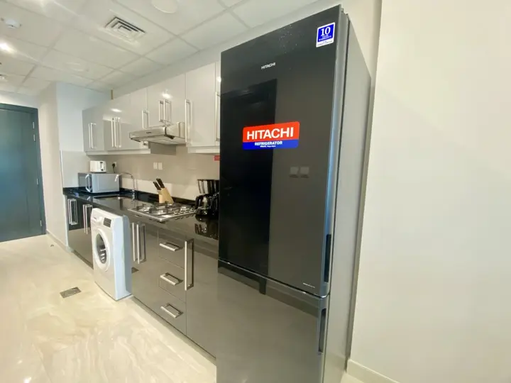 Дубай: Апартаменты Studio | Burj khalifa & Lake view | Business Bay