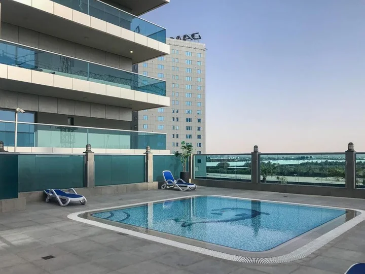 Дубай: Апартаменты Studio | Burj khalifa & Lake view | Business Bay