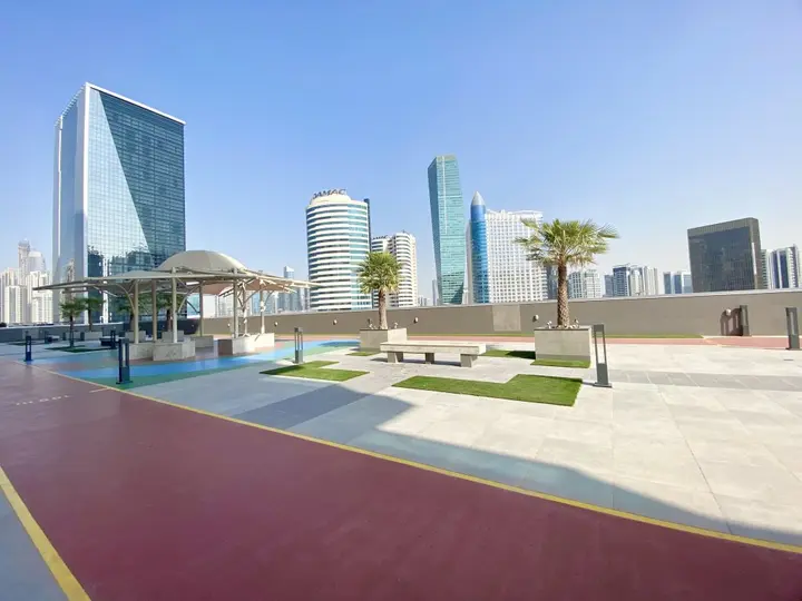 Дубай: Апартаменты Studio | Burj khalifa & Lake view | Business Bay