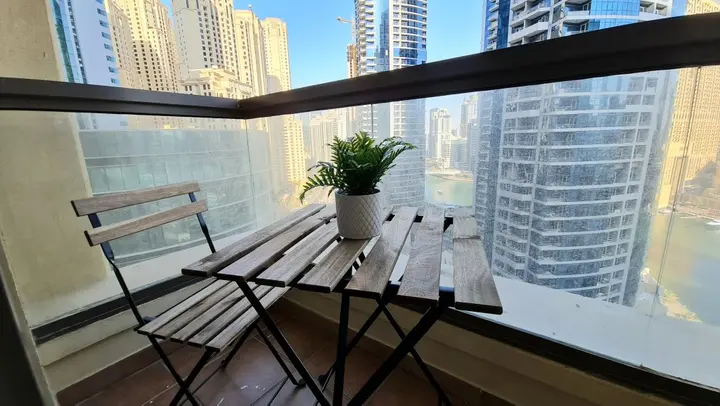 Дубай: Апартаменты Marco Polo - High-rise 1BR Apt with Amazing Marina Views