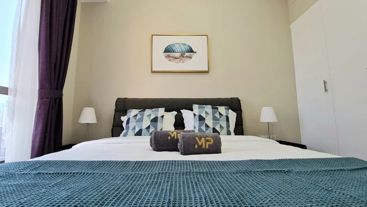 Дубай: Апартаменты Marco Polo - High-rise 1BR Apt with Amazing Marina Views