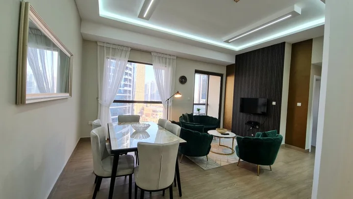 Дубай: Апартаменты Marco Polo - High-rise 1BR Apt with Amazing Marina Views
