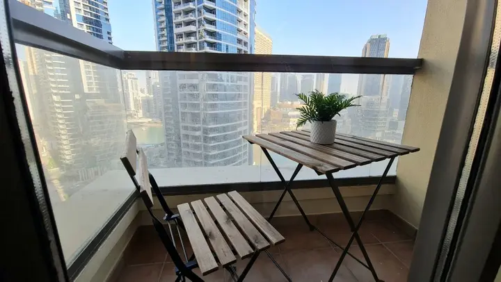 Дубай: Апартаменты Marco Polo - High-rise 1BR Apt with Amazing Marina Views