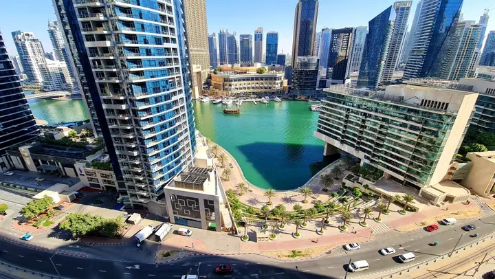 Дубай: Апартаменты Marco Polo - High-rise 1BR Apt with Amazing Marina Views