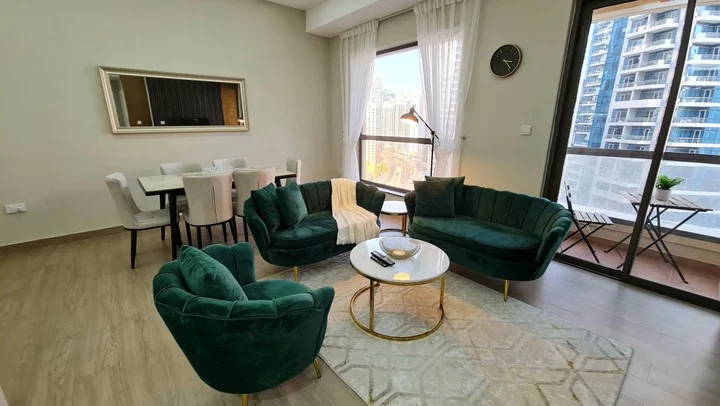 Дубай: Апартаменты Marco Polo - High-rise 1BR Apt with Amazing Marina Views