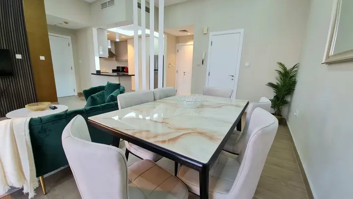 Дубай: Апартаменты Marco Polo - High-rise 1BR Apt with Amazing Marina Views