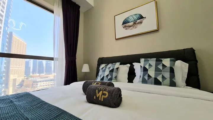 Дубай: Апартаменты Marco Polo - High-rise 1BR Apt with Amazing Marina Views