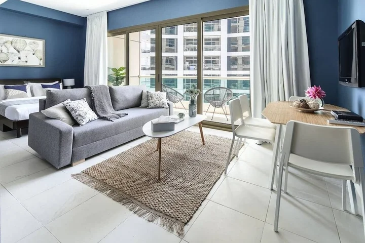 Дубай: Enticing Studio in Dubai Marina - Next to Beach!