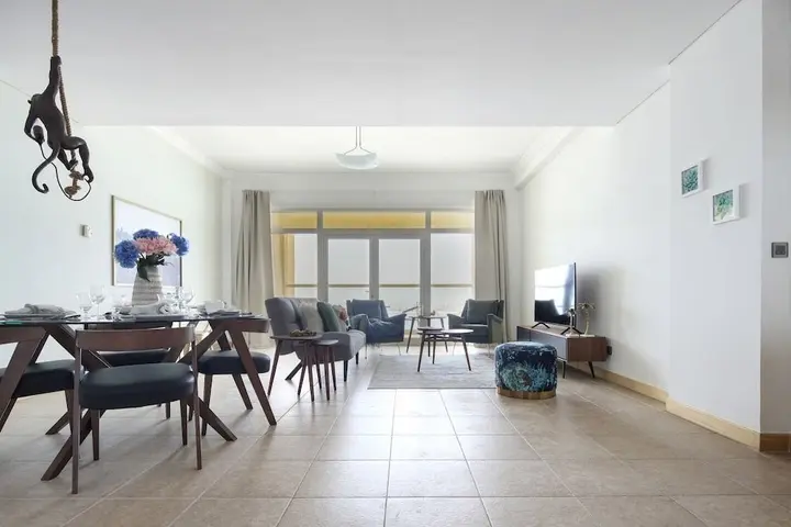 Дубай: Sleek And Elegant 1BR on The Palm!