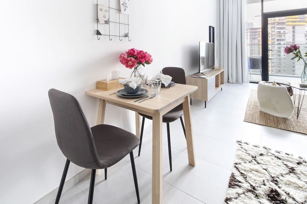 Дубай: Stunning Studio w/ Burj Khalifa View!