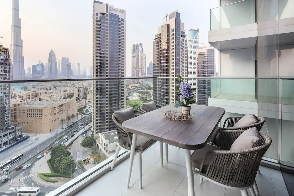 Дубай: Stunning Studio w/ Burj Khalifa View!