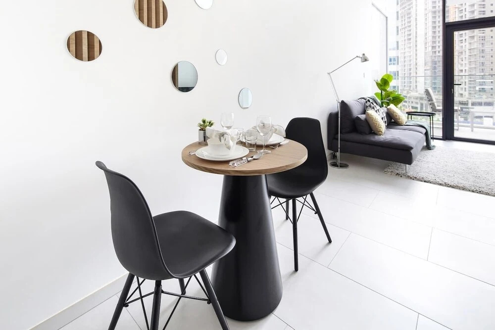Дубай: Modern & Adorable Studio w/ Spectacular Burj Khalifa Views!