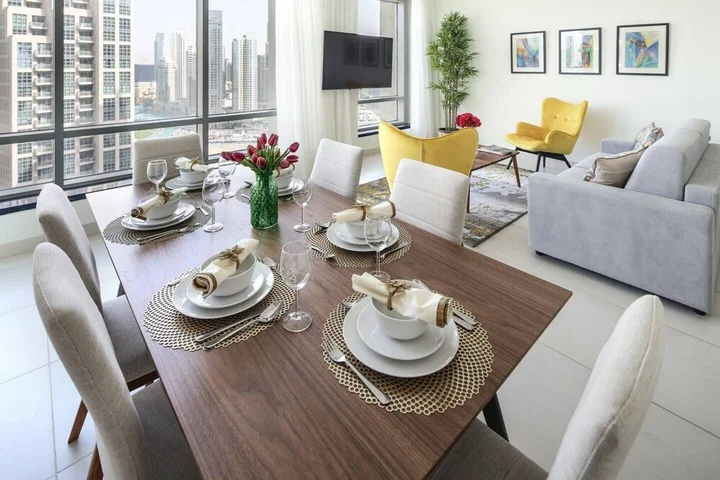 Дубай: Phenomenal Burj Khalifa Views in This Lovely 2br!