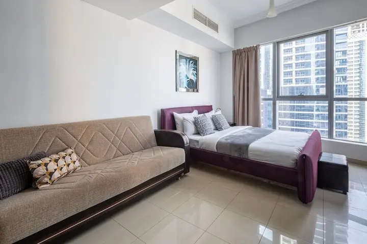 Дубай: Modern Studio w/ Incredible Marina Views!