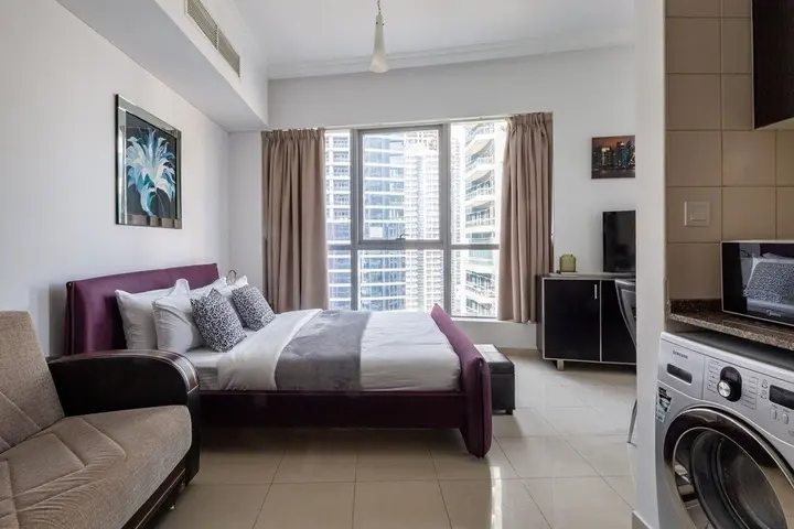 Дубай: Modern Studio w/ Incredible Marina Views!