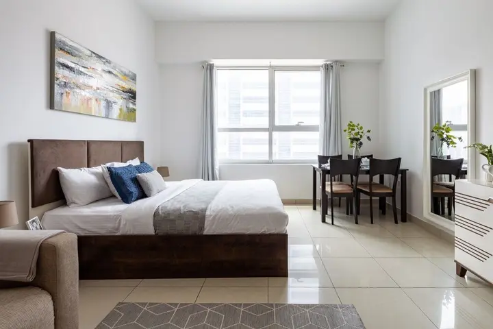 Дубай: Light and Modern Studio in Jlt! Sleeps 3!
