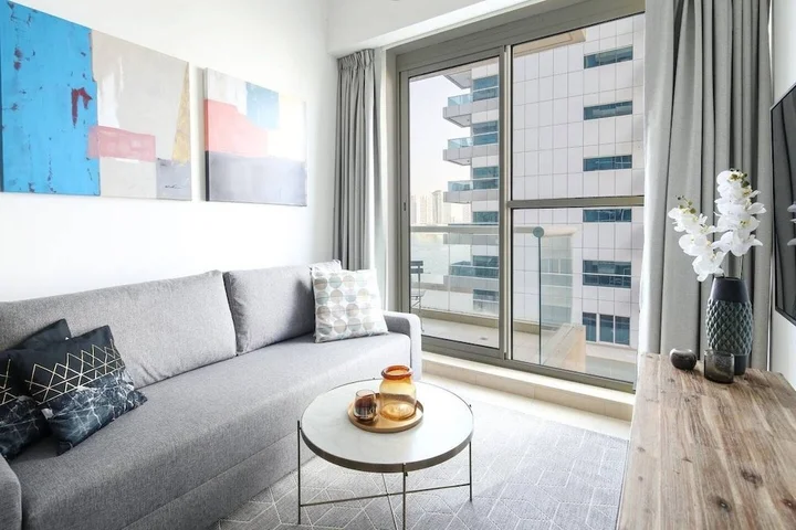 Дубай: Modern and Stylish 1BR in Business Bay