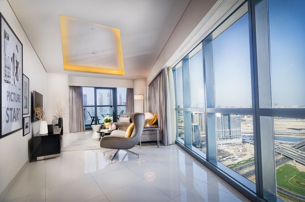 Дубай: AlAshrafia Skyline Apts Panoramic view