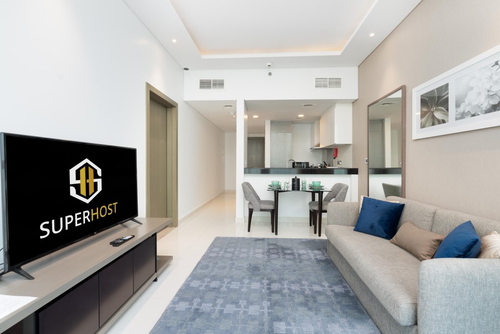 Дубай: Апартаменты SuperHost - Breathtaking Canal Views From this Cozy