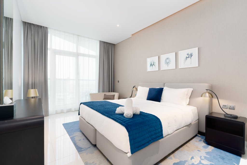 Дубай: Апартаменты SuperHost - Breathtaking Canal Views From this Cozy
