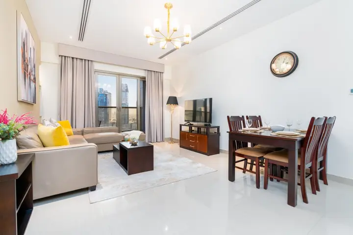 Дубай: Апартаменты SuperHost - Elite Apartment With Balcony Near Metro Station
