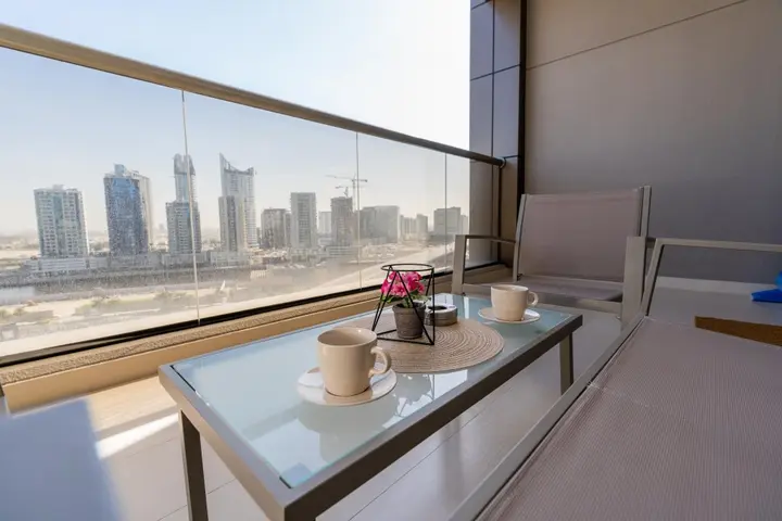 Дубай: Апартаменты SuperHost - Elite Apartment With Balcony Near Metro Station
