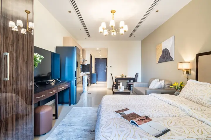 Дубай: Апартаменты Green Place Elite Downtown Residence