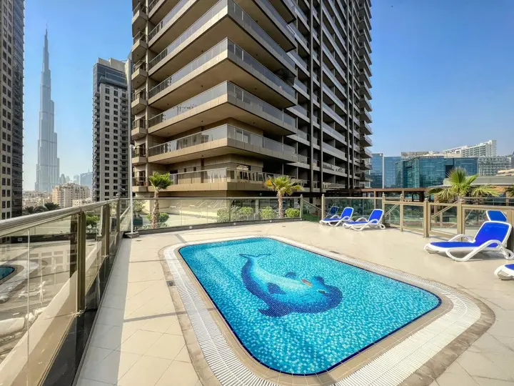 Дубай: Апартаменты Green Place Elite Downtown Residence
