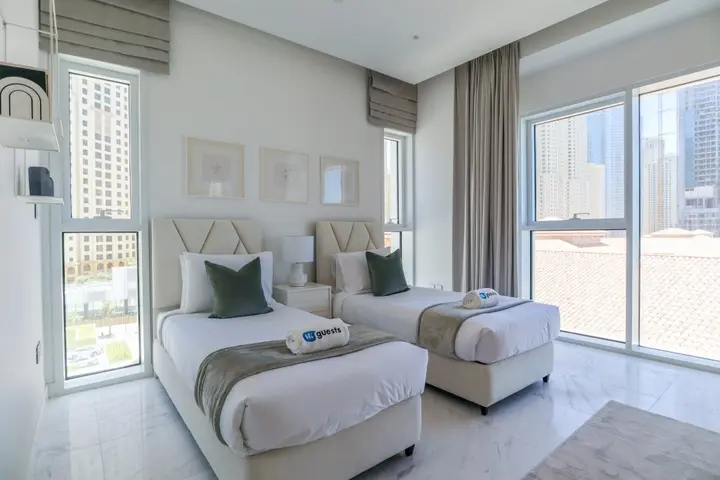 Дубай: Apartments HiGuests - Magical apartment with private beach access!