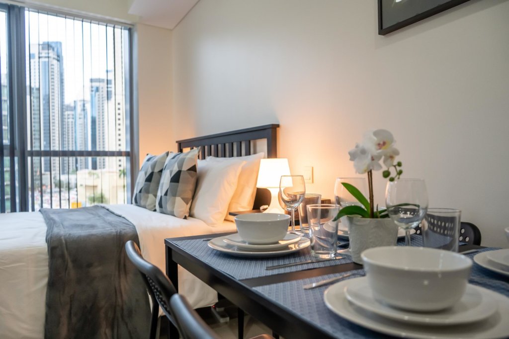 Дубай: Comfortable studio with great view in Bay Central!