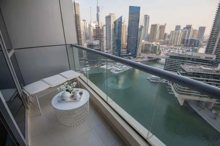 Дубай: Incredible apartment at the top of Dubai Marina