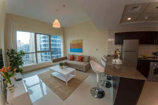 Дубай: Incredible apartment at the top of Dubai Marina
