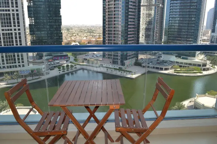 Дубай: DB - Furnished Studio with balcony