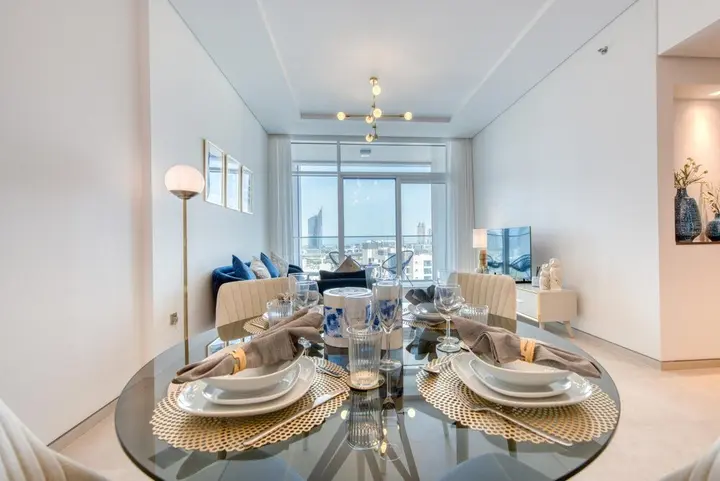 Дубай: Urban 1BR w Golf Course Views