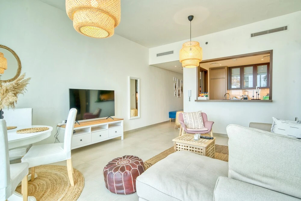 Дубай: Boho-Chic Cosy 1BR, minutes to Burj Khalifa