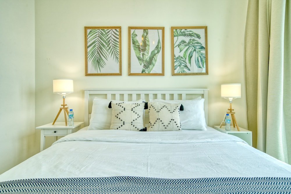 Дубай: Boho-Chic Cosy 1BR, minutes to Burj Khalifa