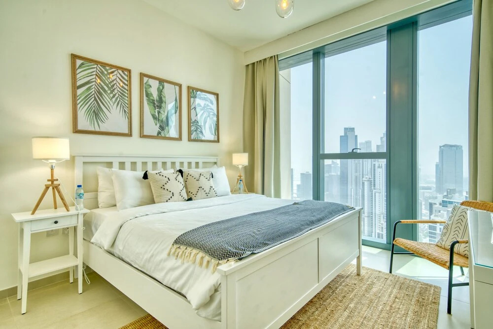 Дубай: Boho-Chic Cosy 1BR, minutes to Burj Khalifa