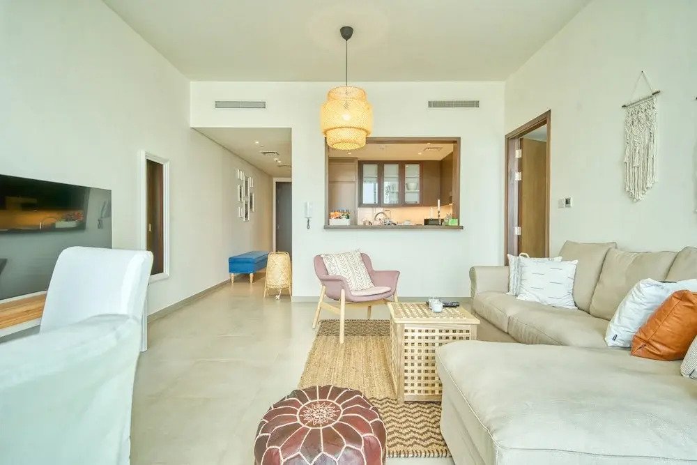 Дубай: Boho-Chic Cosy 1BR, minutes to Burj Khalifa