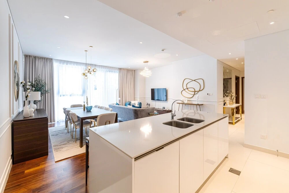 Дубай: 2BR City Walk B9 With Direct Pool Access