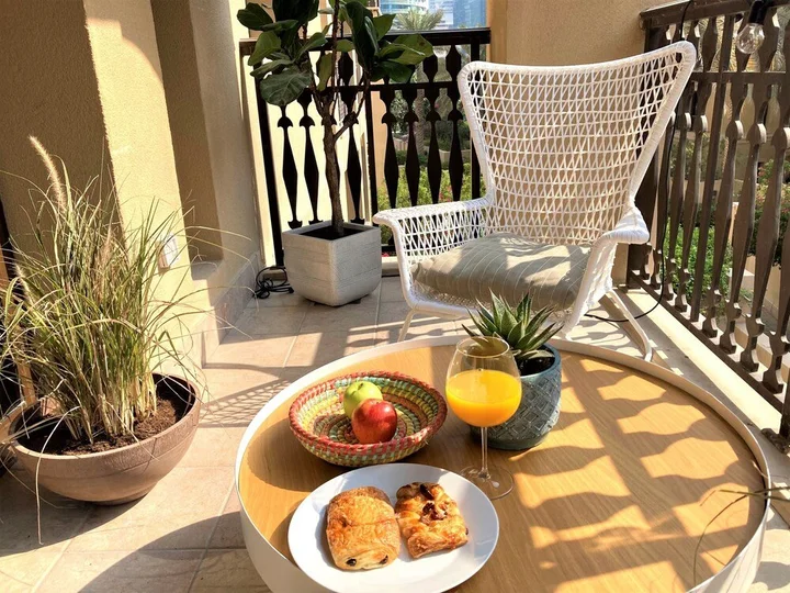 Дубай: Luxurious 2 bedroom w/terrace Downtown
