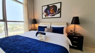 Дубай: Marco Polo - Serene 1 BR APT amidst Golf Course with Gym & Pool