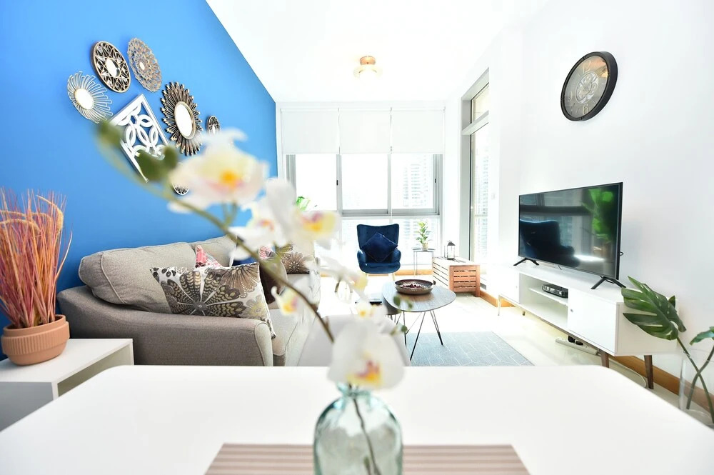 Дубай: BBL - Stylish 1BR with balcony in Marina