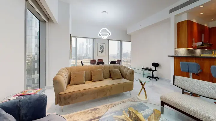 Дубай: SuperHost- Vibrant 1 BR with Panoramic View in DIFC