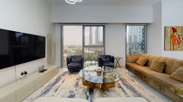 Дубай: SuperHost- Vibrant 1 BR with Panoramic View in DIFC
