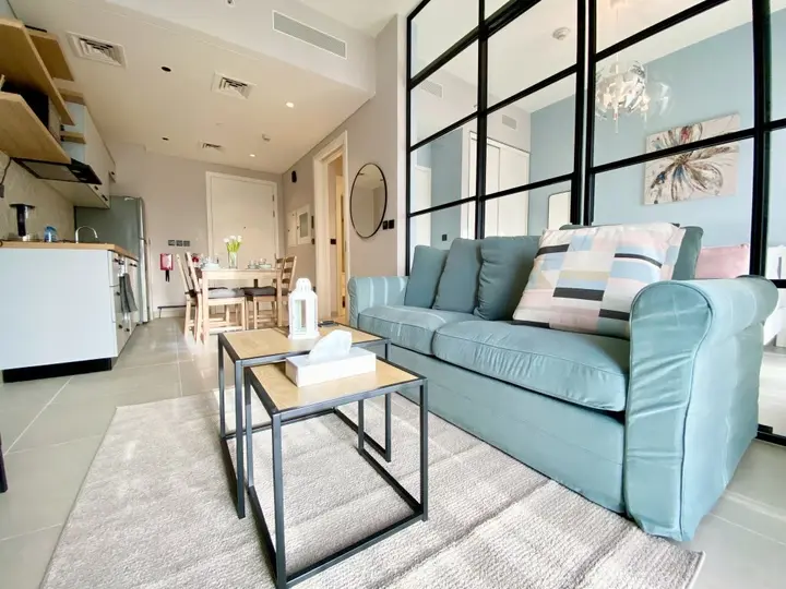 Дубай: Апартаменты Marco Polo - Stylish Apt with Skyline views, Great Amenities