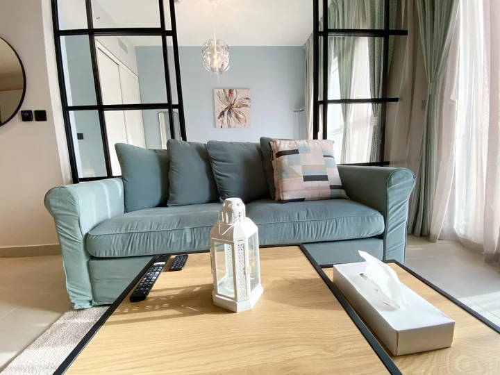 Дубай: Апартаменты Marco Polo - Stylish Apt with Skyline views, Great Amenities