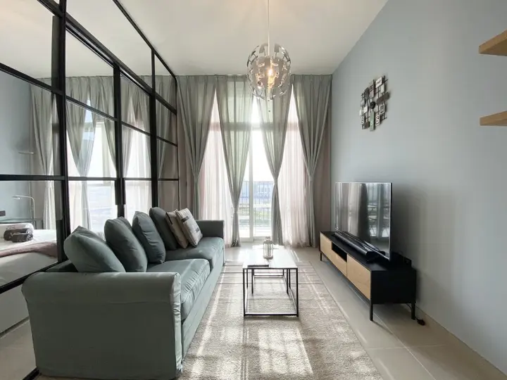 Дубай: Апартаменты Marco Polo - Stylish Apt with Skyline views, Great Amenities