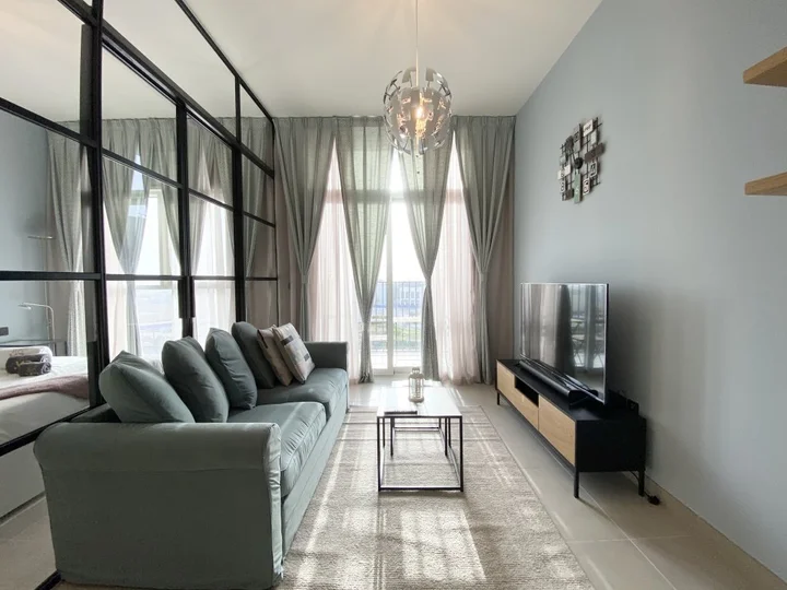 Дубай: Апартаменты Marco Polo - Stylish Apt with Skyline views, Great Amenities